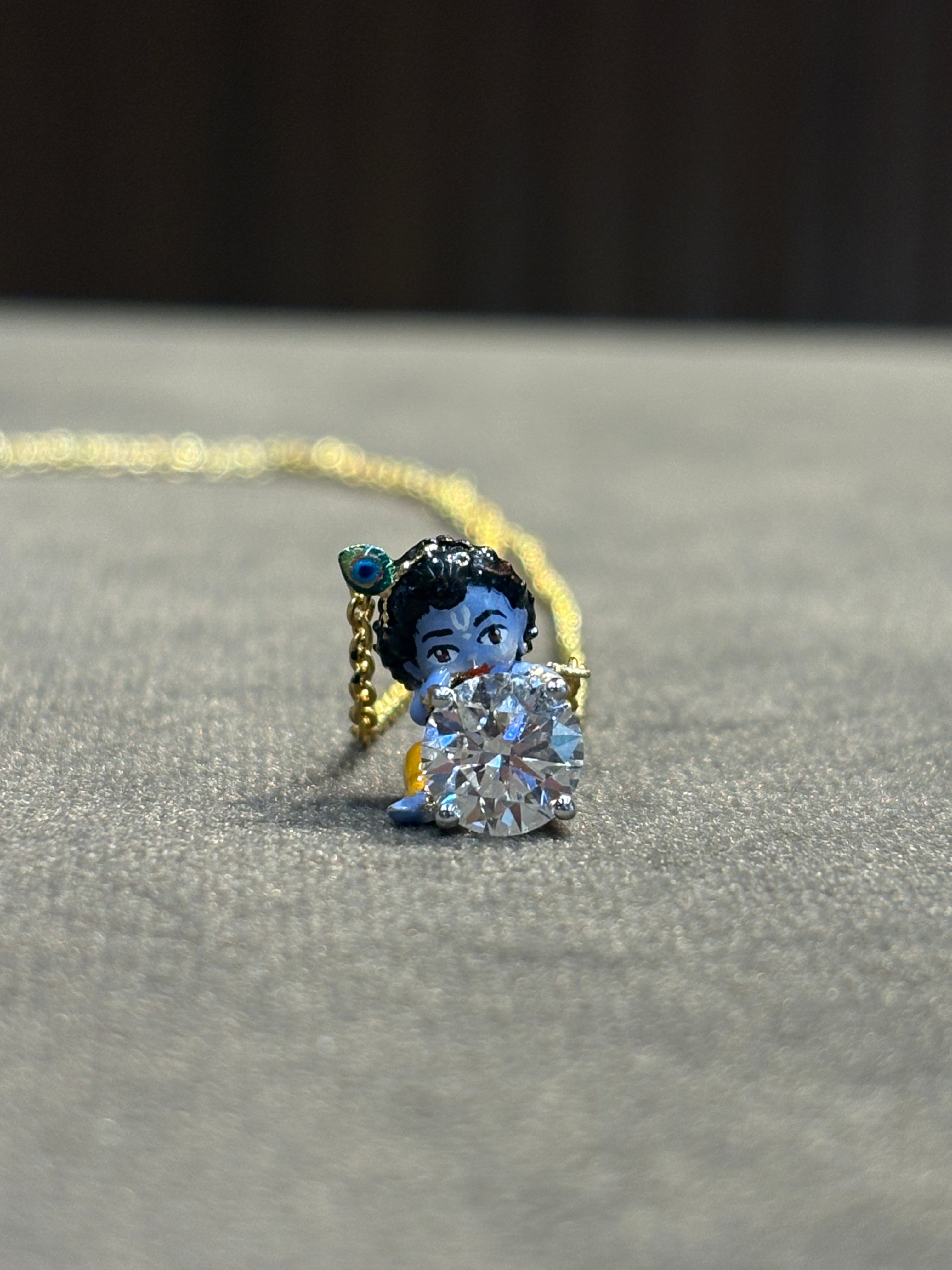 Celeste Arc Lab Diamond Pendant