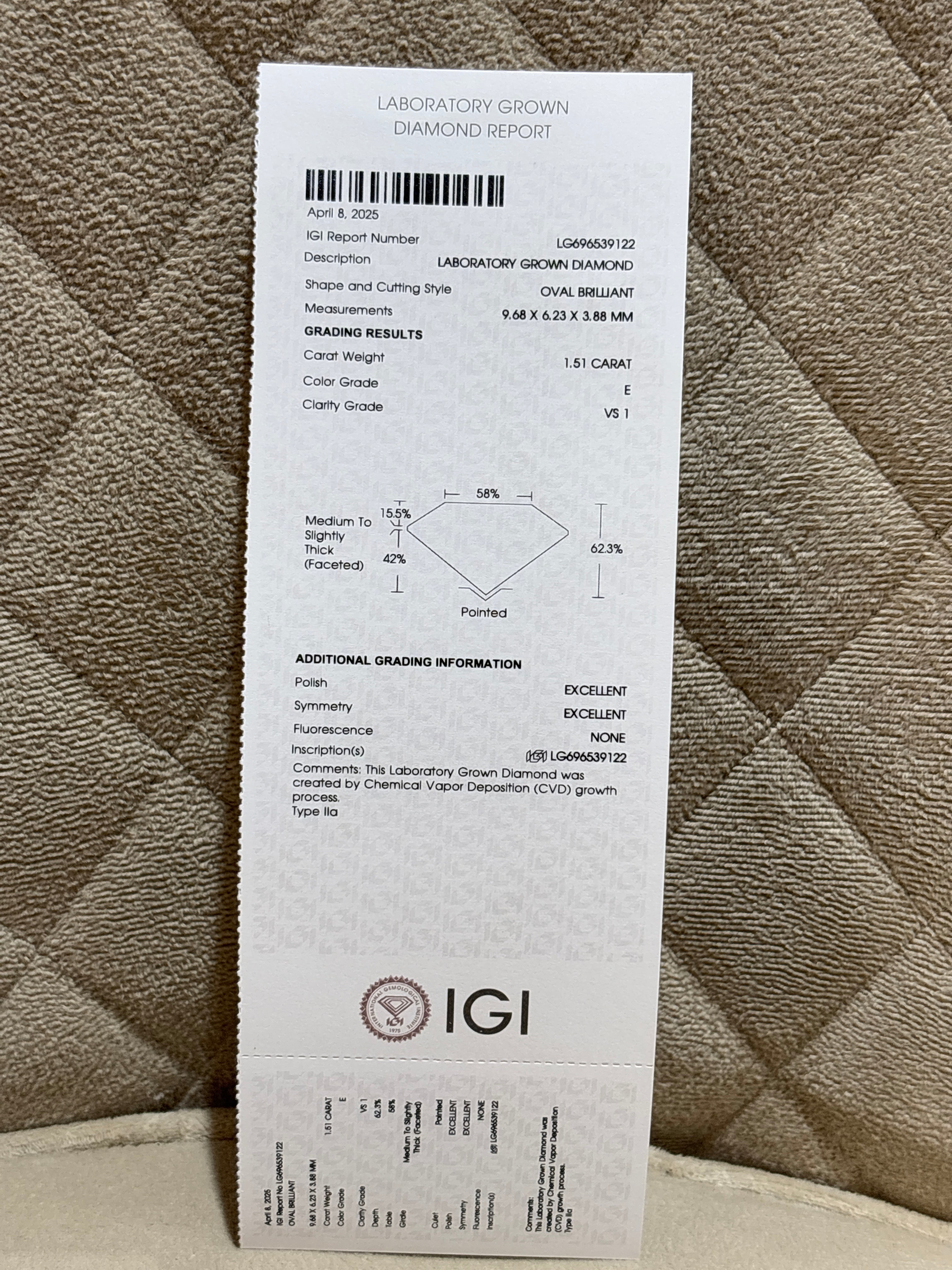 1.5ct Oval Avira Flicker Lab Diamond Earring - Fiona Diamonds - Fiona Diamonds