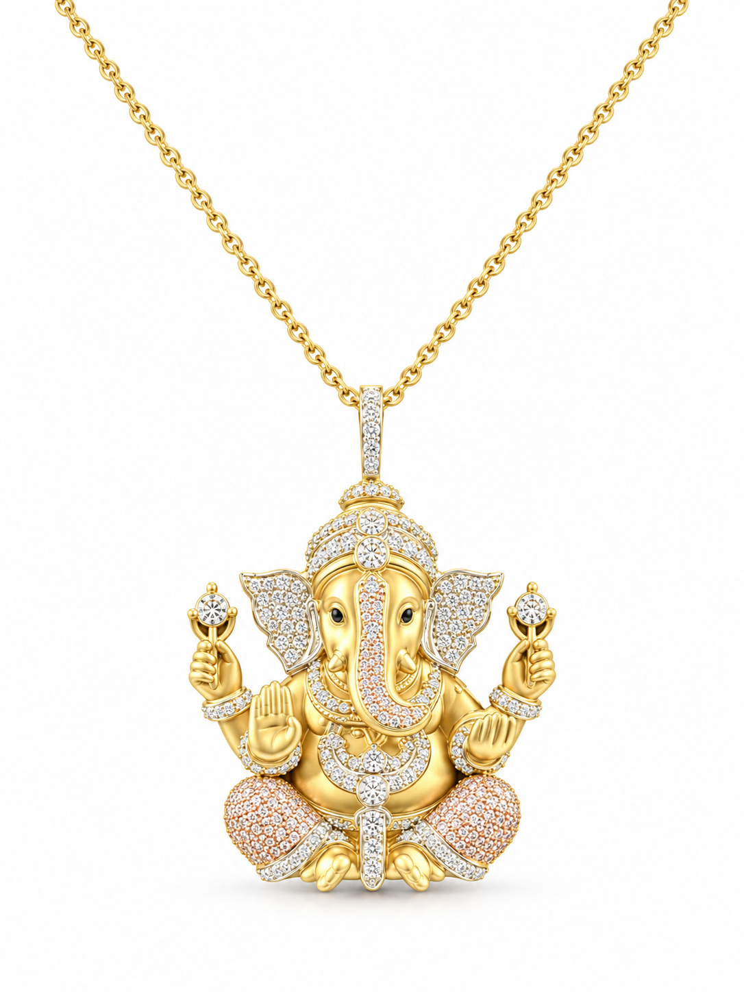 Siddhivinayak Lab Diamond Pendant