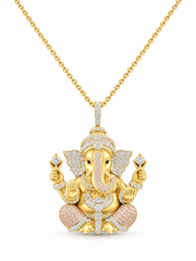 Siddhivinayak Lab Diamond Pendant