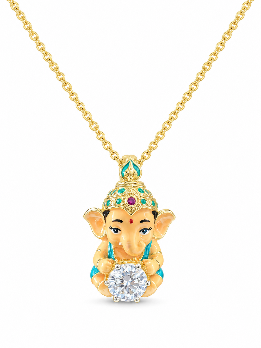 Balvinayak Lab Diamond Pendant