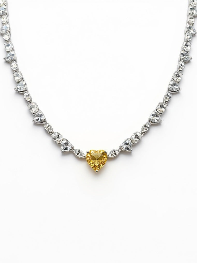 Lingfei Lab Diamond Necklace – Glowing Essence - Fiona Diamonds - Fiona Diamonds