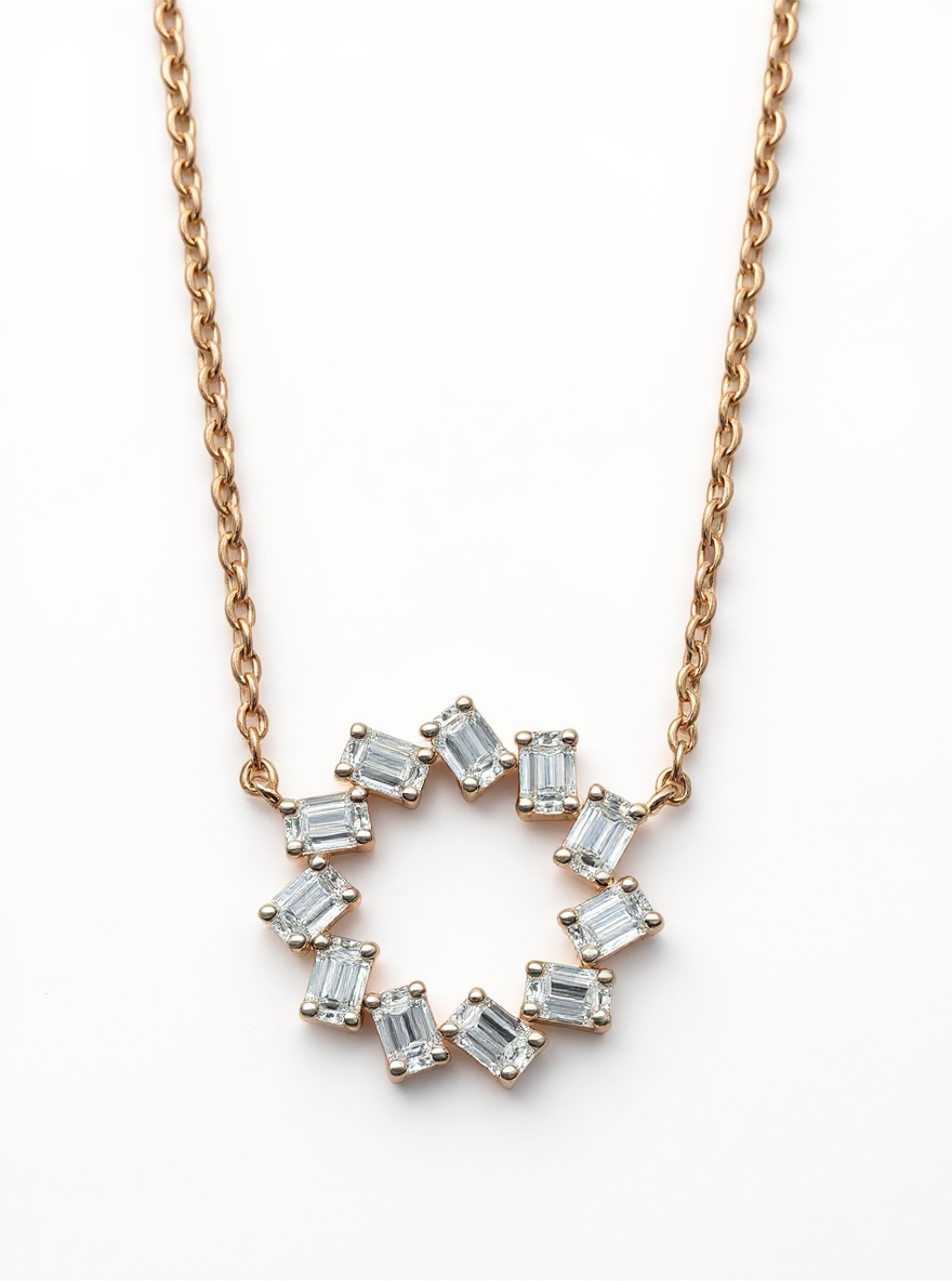 Yueqin Lab Diamond Pendant – Moonlight Muse - Fiona Diamonds - Fiona Diamonds