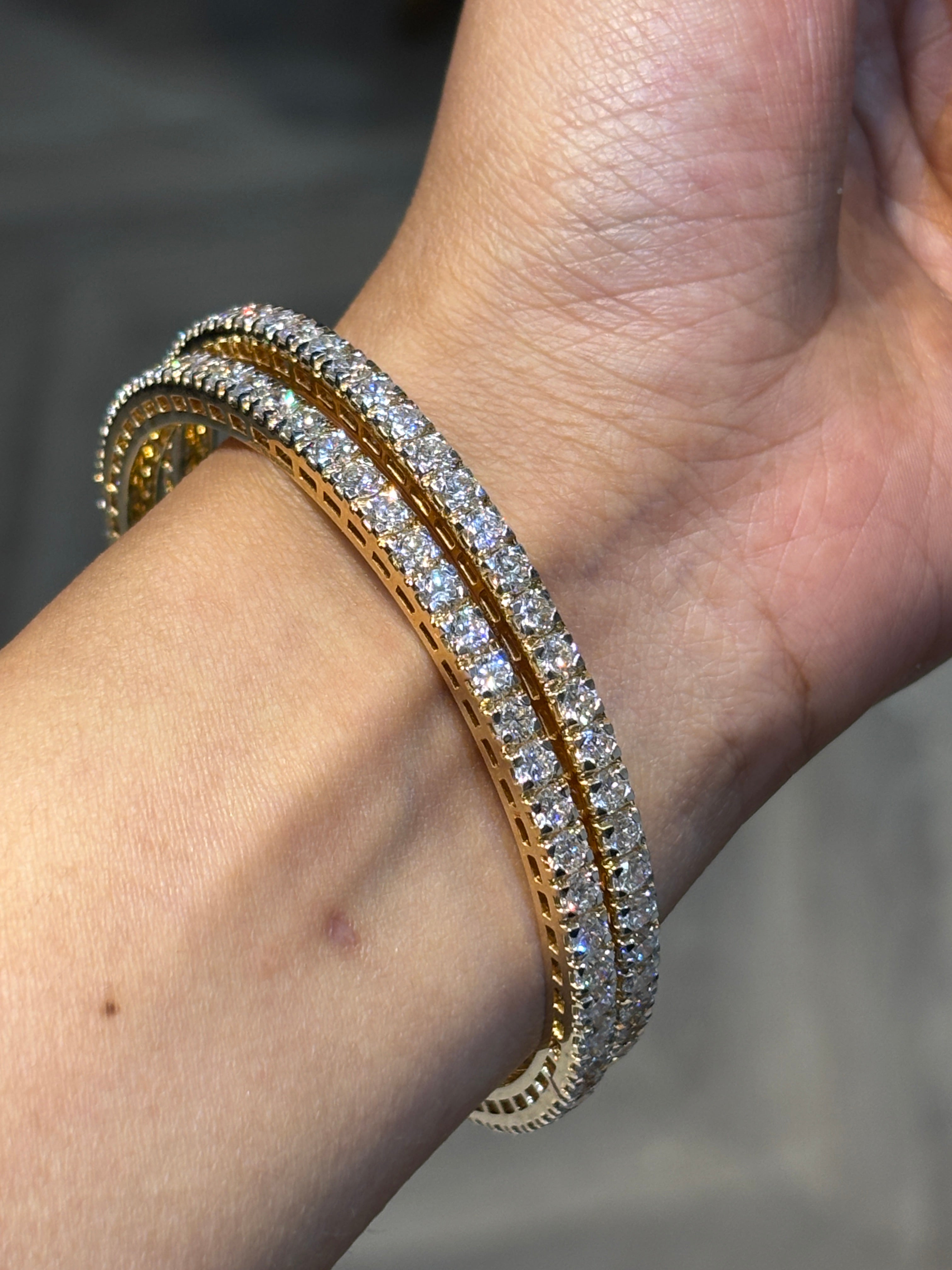 Naya Blink Lab Diamond Bangle - Fiona Diamonds - Fiona Diamonds