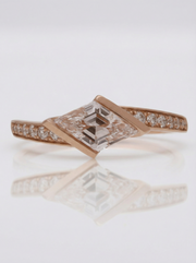 Selune Line Lab Diamond Ring