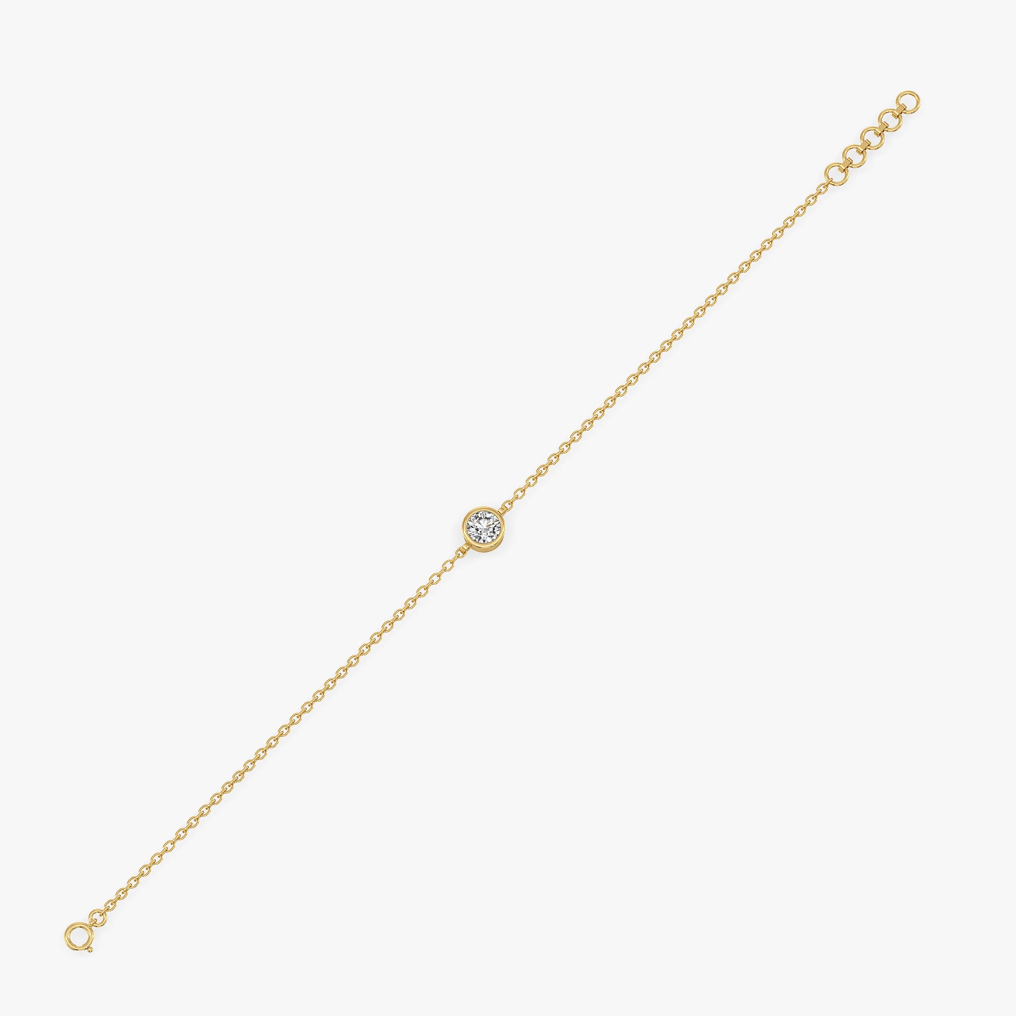 0.5ct Lab Grown Diamond Bracelet in 18kt Gold Vermeil - Fiona Diamonds - Fiona Diamonds