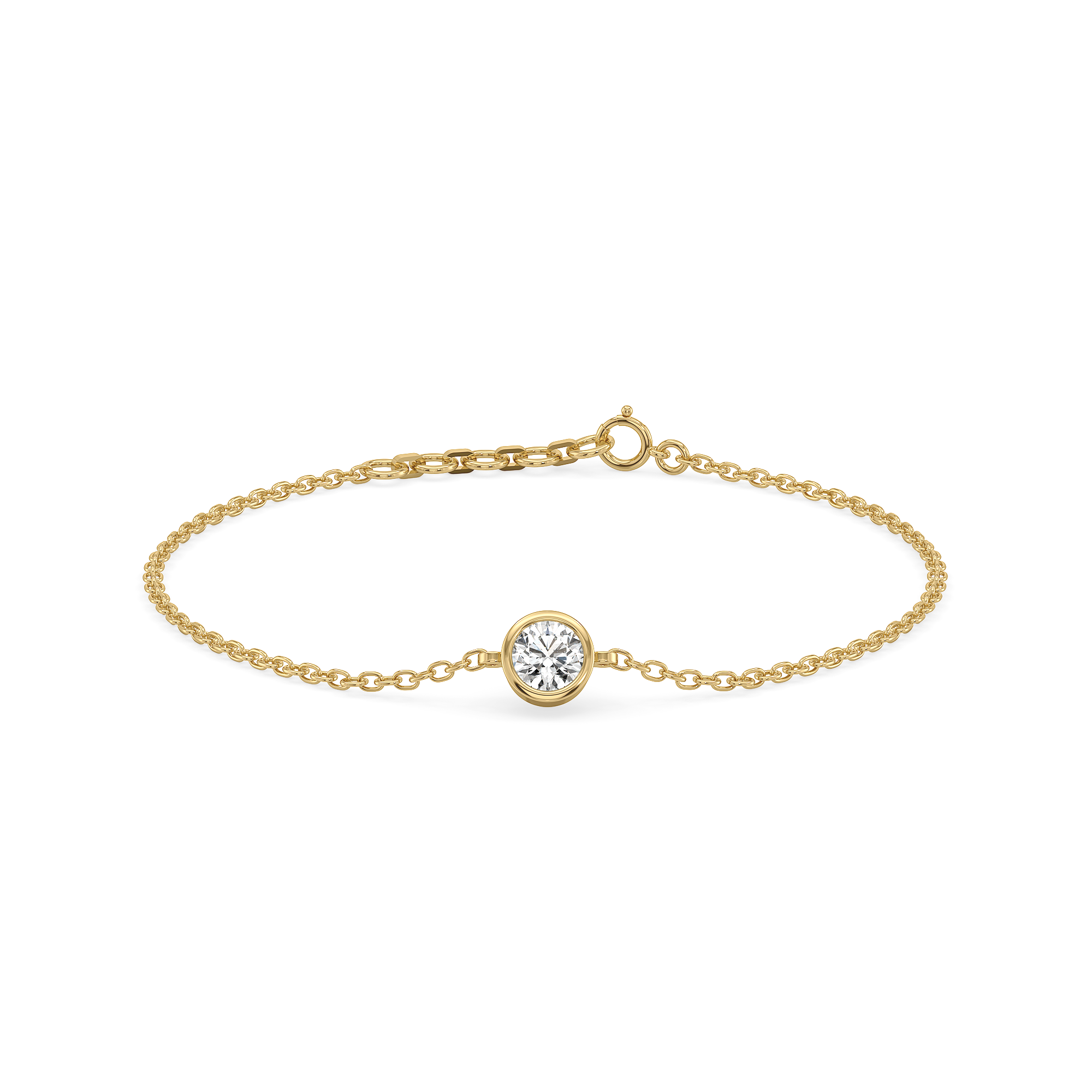 0.5ct Lab Grown Diamond Bracelet in 18kt Gold Vermeil - Fiona Diamonds - Fiona Diamonds