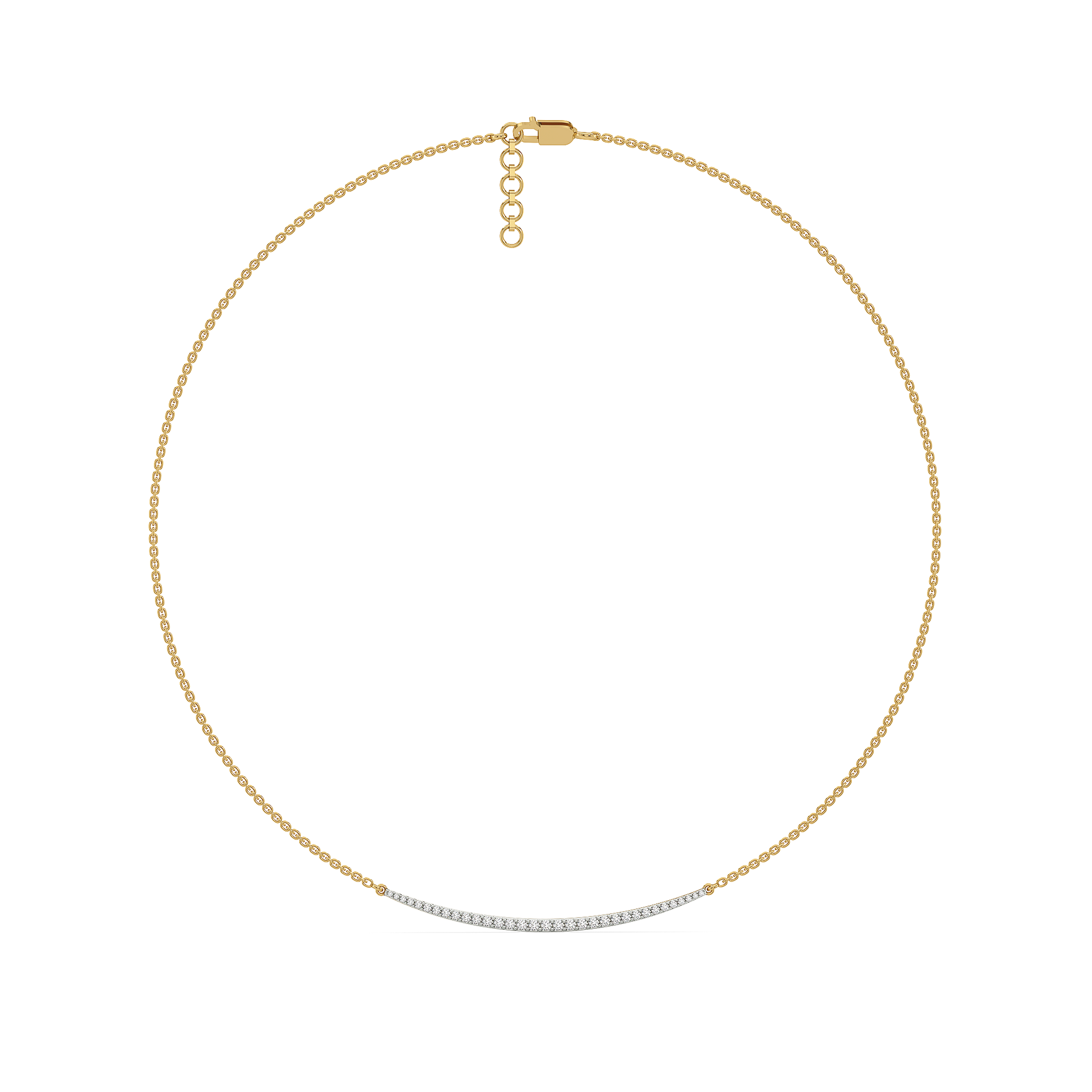 0.43ct Lab Grown Diamond Necklace in 18kt Gold Vermeil - Fiona Diamonds - Fiona Diamonds