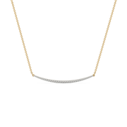 0.43ct Lab Grown Diamond Necklace in 18kt Gold Vermeil - Fiona Diamonds - Fiona Diamonds