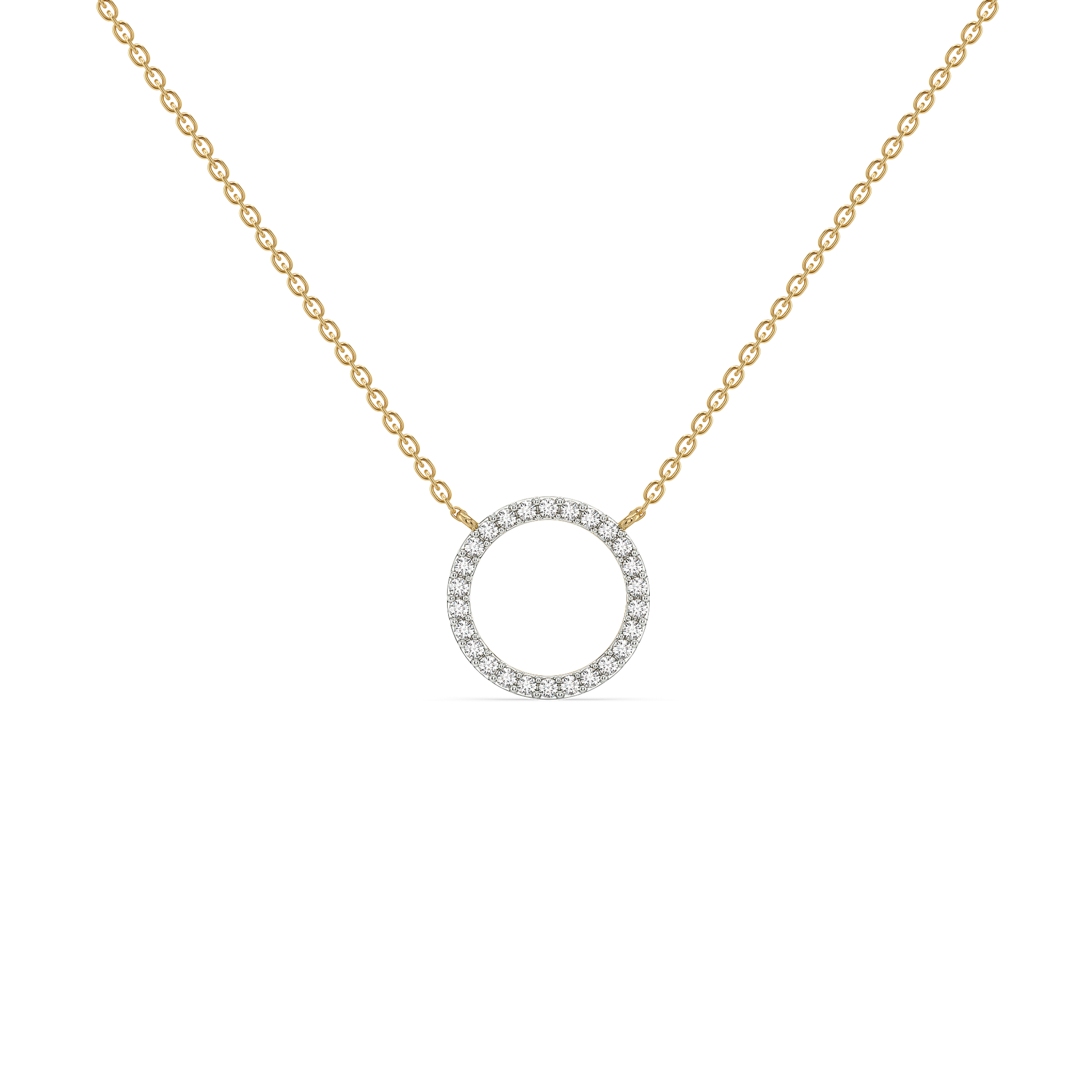 0.36ct Lab Grown Diamond Necklace in 18kt Gold Vermeil - Fiona Diamonds - Fiona Diamonds