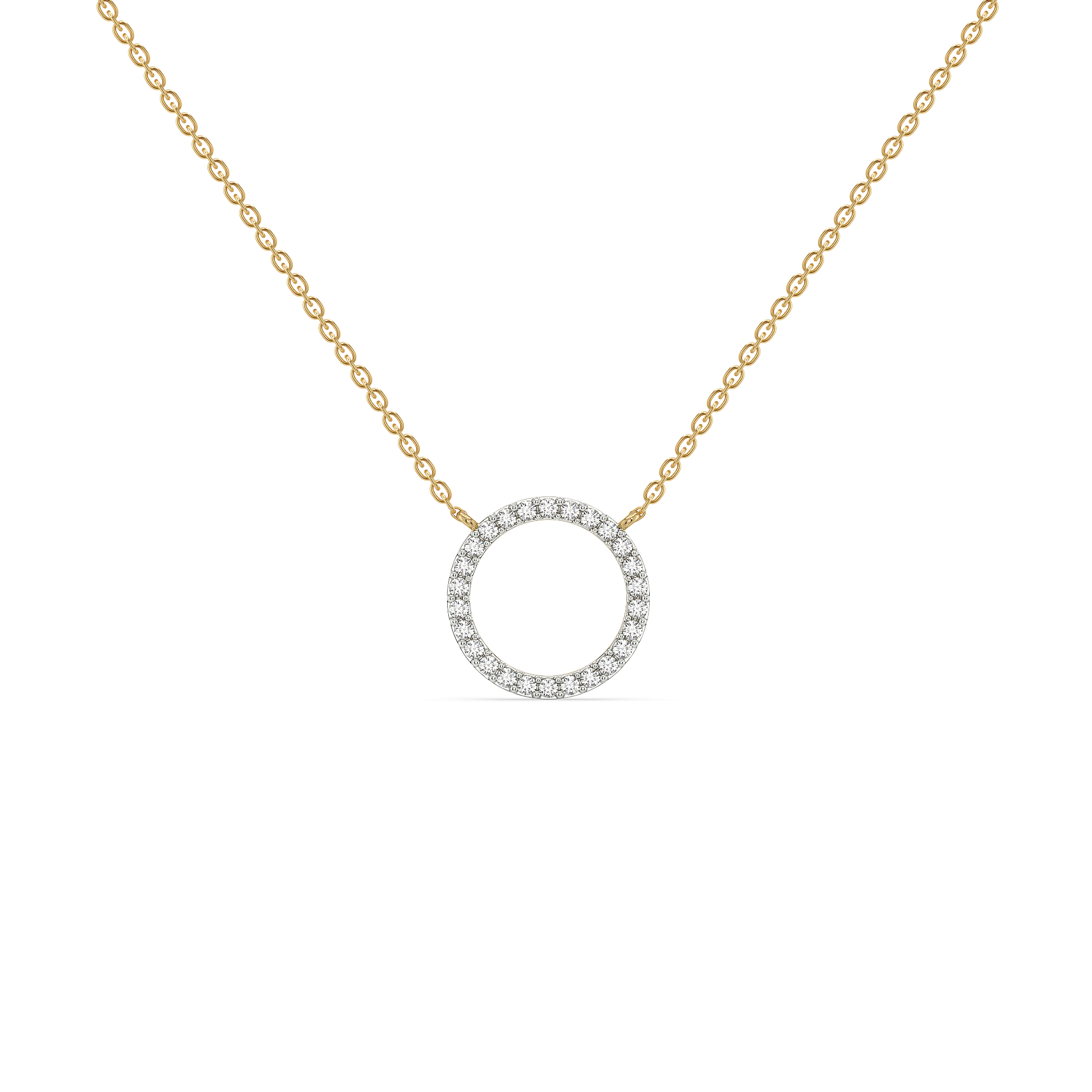 0.36ct Lab Grown Diamond Necklace in 18kt Gold Vermeil - Fiona Diamonds - Fiona Diamonds