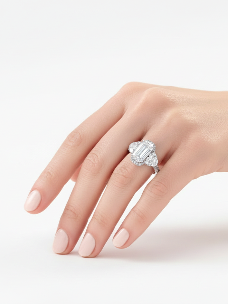 Corixa Fold Lab Diamond Ring
