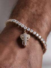 Royal Tusker Lab Diamond Charm Bracelet