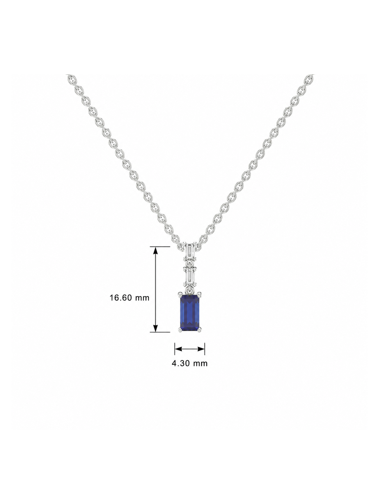 0.15ct Lab Grown Diamond Necklace in 18kt Gold Vermeil