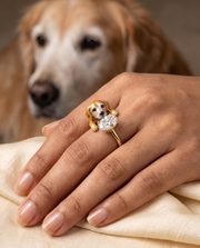 Honey Pup Lab Diamond Ring