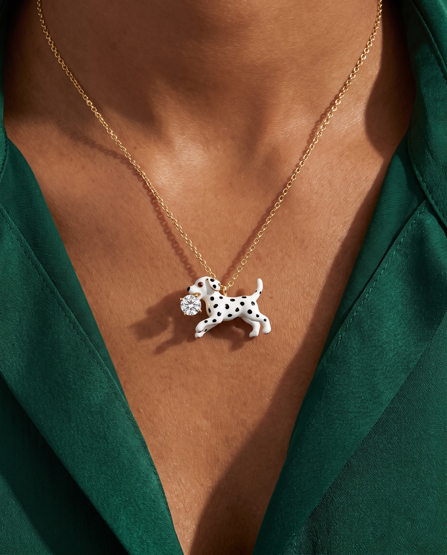 Spotty Love Lab Diamond Pendant