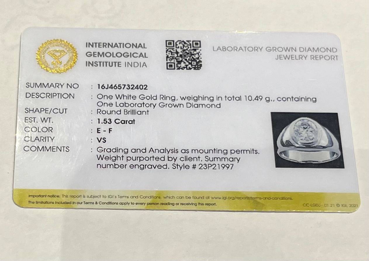 Fluxoria Lab Diamond Ring - Fiona Diamonds - Fiona Diamonds