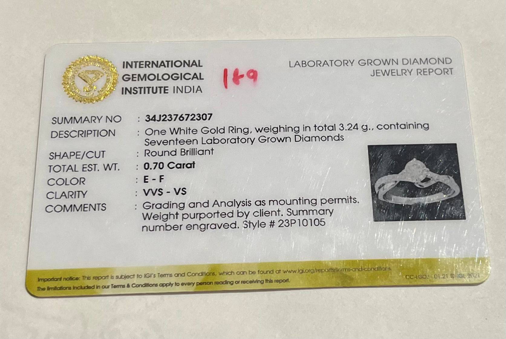 Paradisio Lab Diamond Ring - Fiona Diamonds - Fiona Diamonds