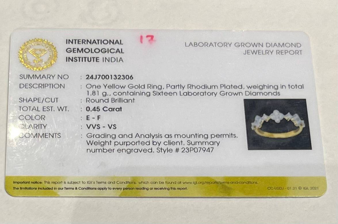 Mellifluous Lab Diamond Ring - Fiona Diamonds - Fiona Diamonds