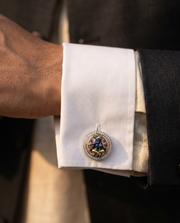 Buy Krishna Murli Lab Diamond Cufflink | Fiona Diamonds