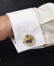 Buy Shyam Krishna Lab Diamond Cufflink | Fiona Diamonds