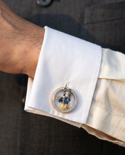Buy Murli Krishna Lab Diamond Cufflink | Fiona Diamonds