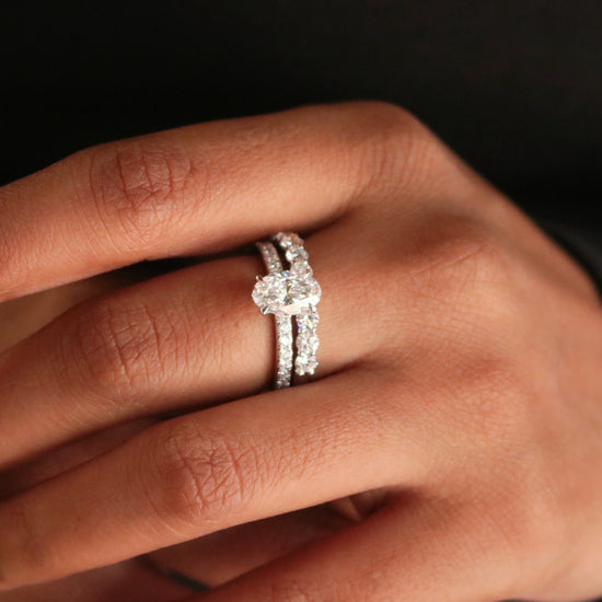 Zenithora 1.01ct Oval Lab Diamond Ring - Fiona Diamonds - Fiona Diamonds