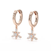 Quorielle Lab Diamond Dangler Earring - Fiona Diamonds - Fiona Diamonds