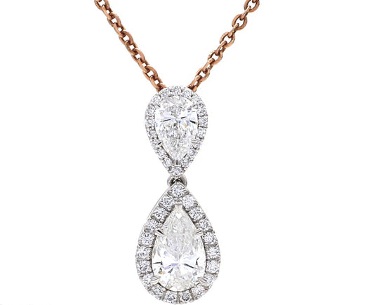 Glisten Lab Diamond Pendant - Fiona Diamonds - Fiona Diamonds