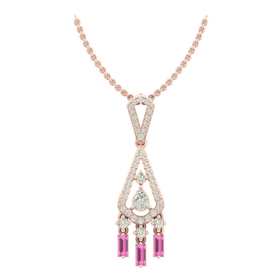 Load image into Gallery viewer, Thundrona Lab Diamond Pendant set - Fiona Diamonds - Fiona Diamonds
