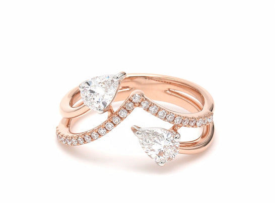 Nacre Lab Diamond Ring - Fiona Diamonds - Fiona Diamonds