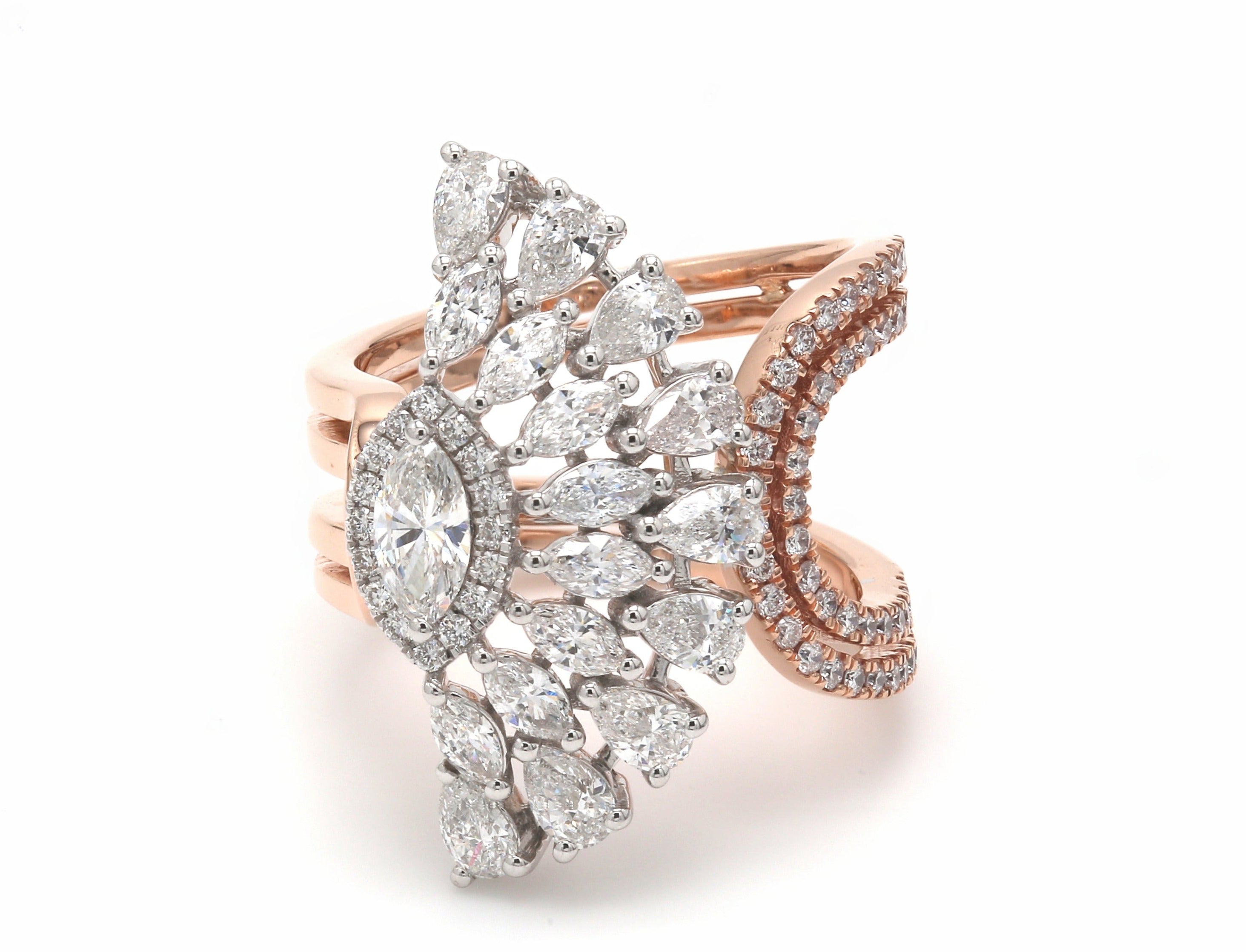 Madhavi Lab Diamond Ring - Fiona Diamonds - Fiona Diamonds
