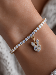 Luxe Bunny Lab Diamond Charm Bracelet