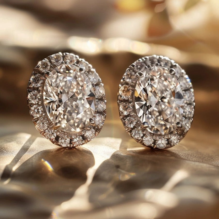 Twilight Lab Diamond Earrings - Fiona Diamonds - Fiona Diamonds