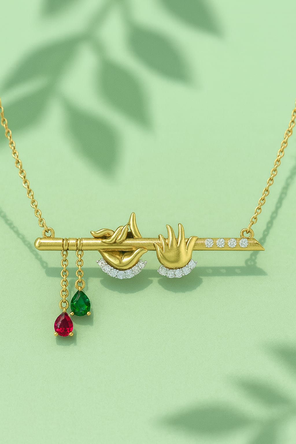 Madhava Hari Lab Diamond Pendant - Fiona Diamonds - Fiona Diamonds