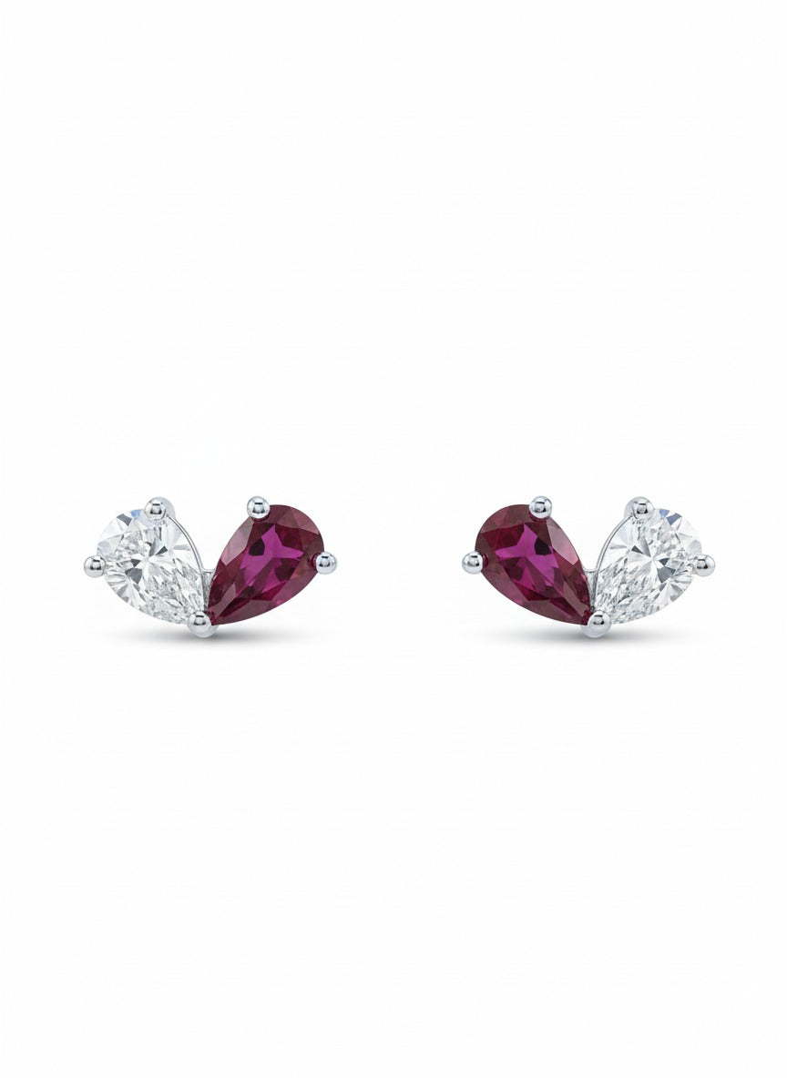 Oryvex Lab Grown Diamond Earring in 18kt Gold Vermeil - Fiona Diamonds - Fiona Diamonds