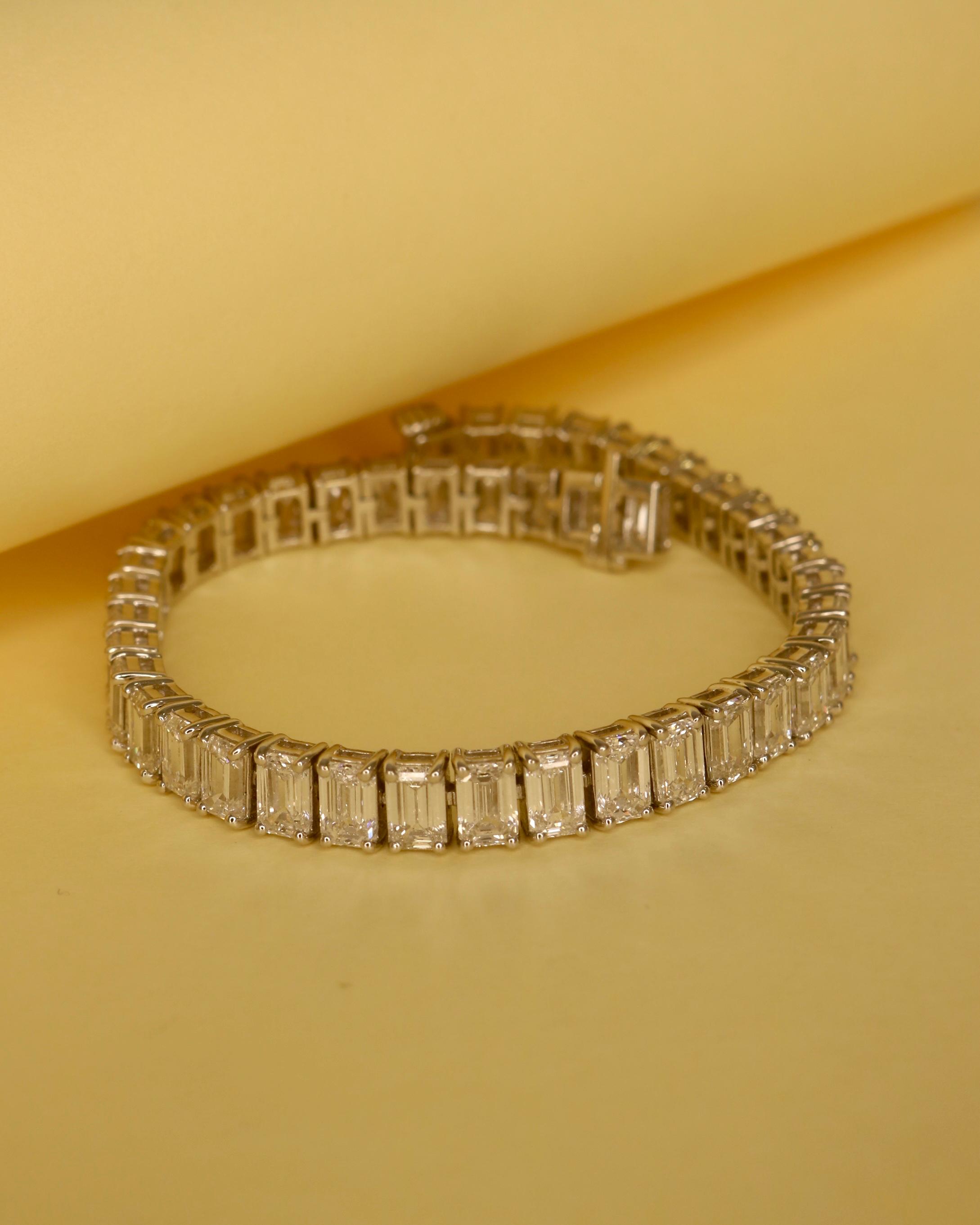 Juno Lab Diamond Bracelet - Elegant Simplicity - Fiona Diamonds - Fiona Diamonds