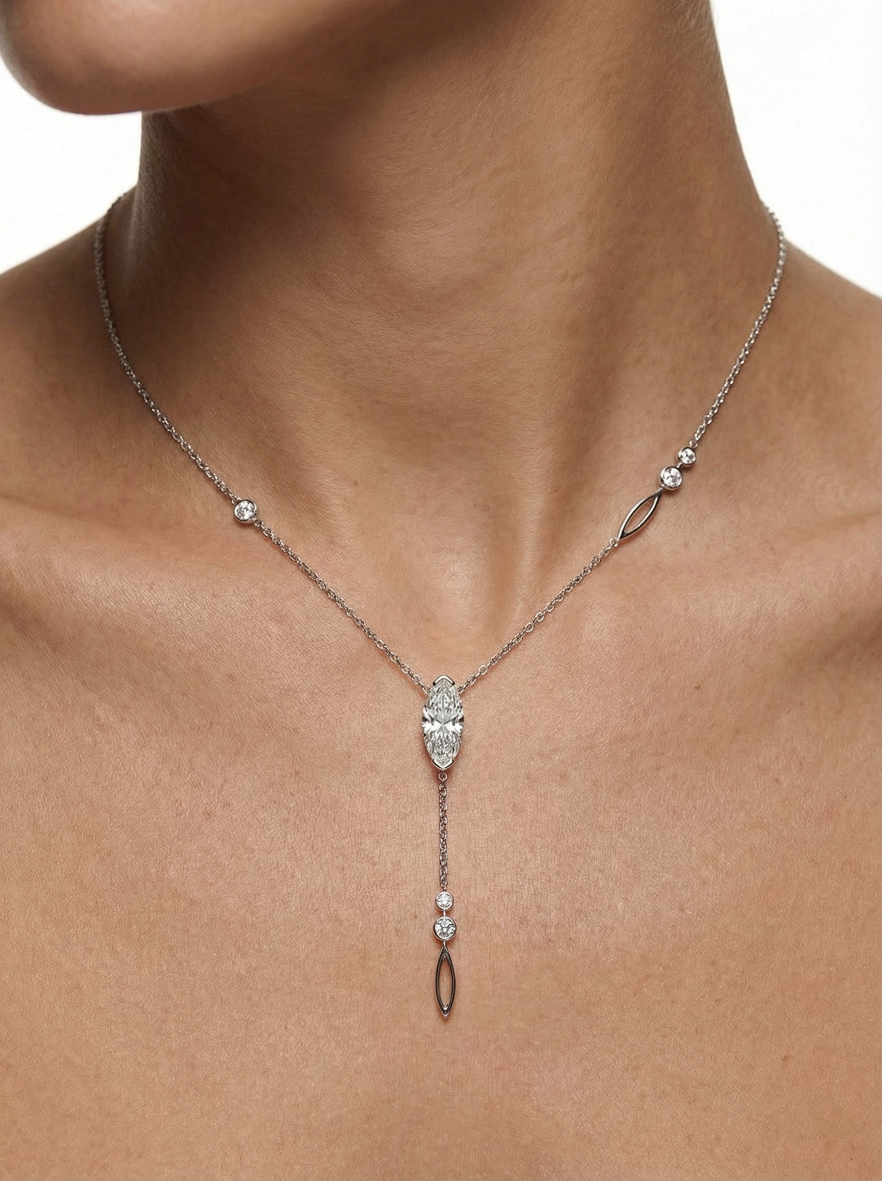 Vessara Arc Lab Diamond Pendant