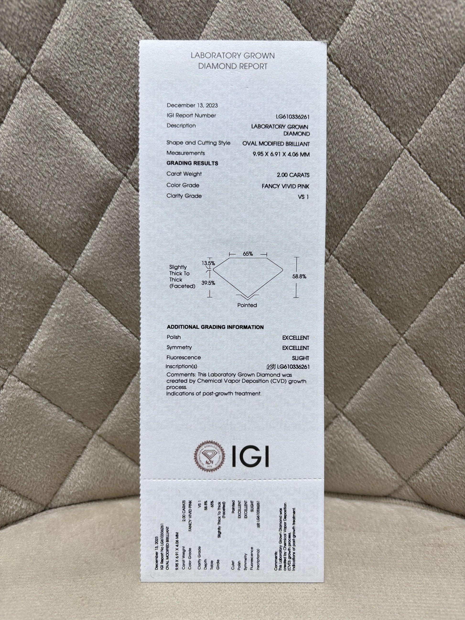 Winslet 2ct Pink Oval Lab Diamond Ring - Romantic Elegance - Fiona Diamonds - Fiona Diamonds