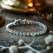 Fetter 0.10 Pointer Round  Lab Diamond Bracelet - Fiona Diamonds - Fiona Diamonds