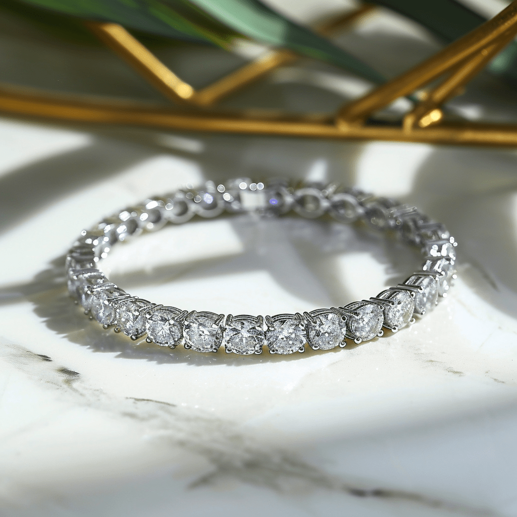 Fetter 0.30 Pointer Round  Lab Diamond Bracelet - Fiona Diamonds - Fiona Diamonds