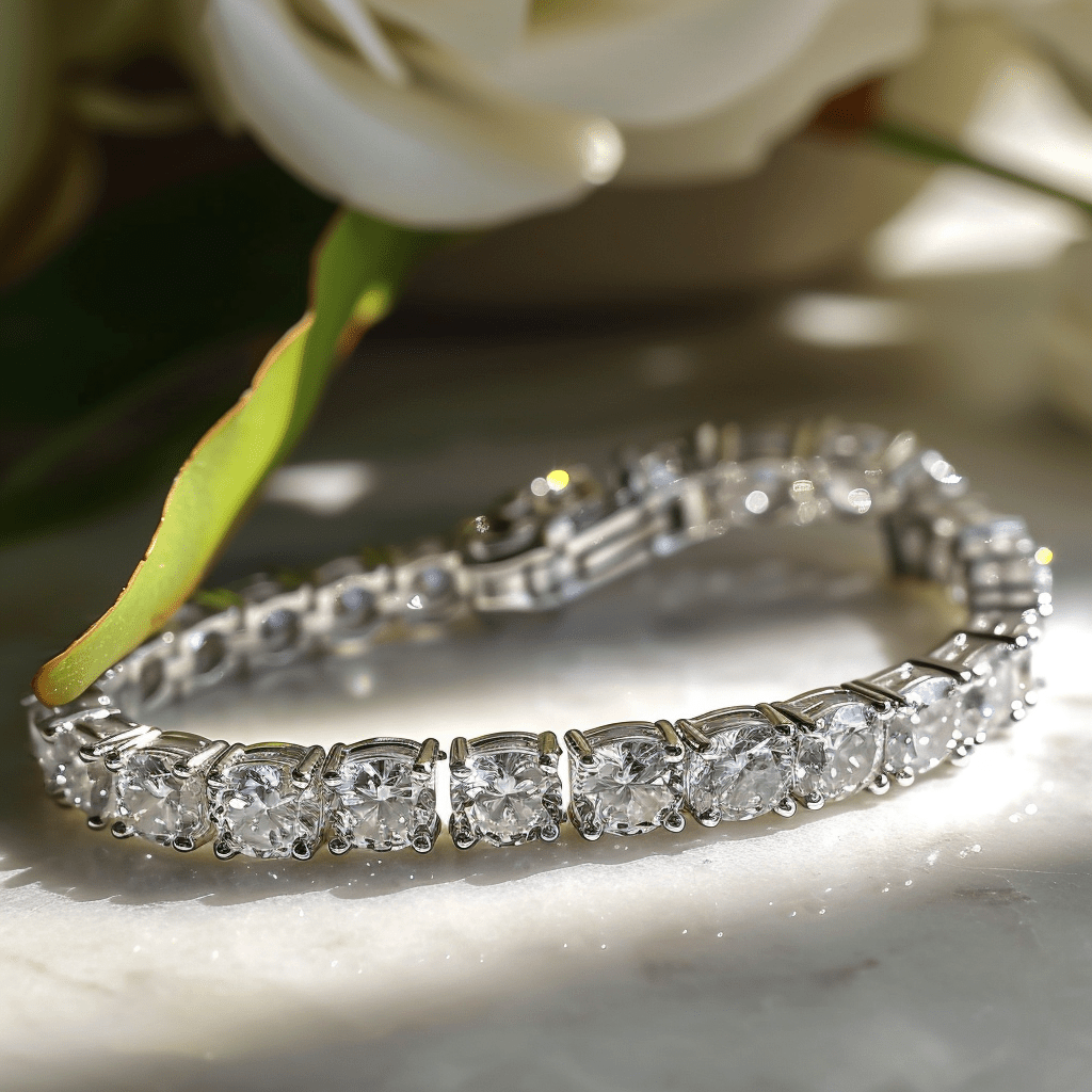 Freakin 0.30 Pointer Cushion Lab Diamond Bracelet - Fiona Diamonds - Fiona Diamonds
