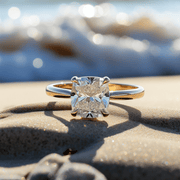 Akiai 1.5ct Cushion Lab Diamond Ring - Fiona Diamonds - Fiona Diamonds