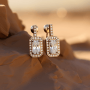 Radiant Lab Diamond Earring - Fiona Diamonds - Fiona Diamonds