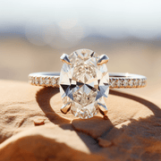 Climsy 3.5ct Oval Lab Diamond Ring - Fiona Diamonds - Fiona Diamonds