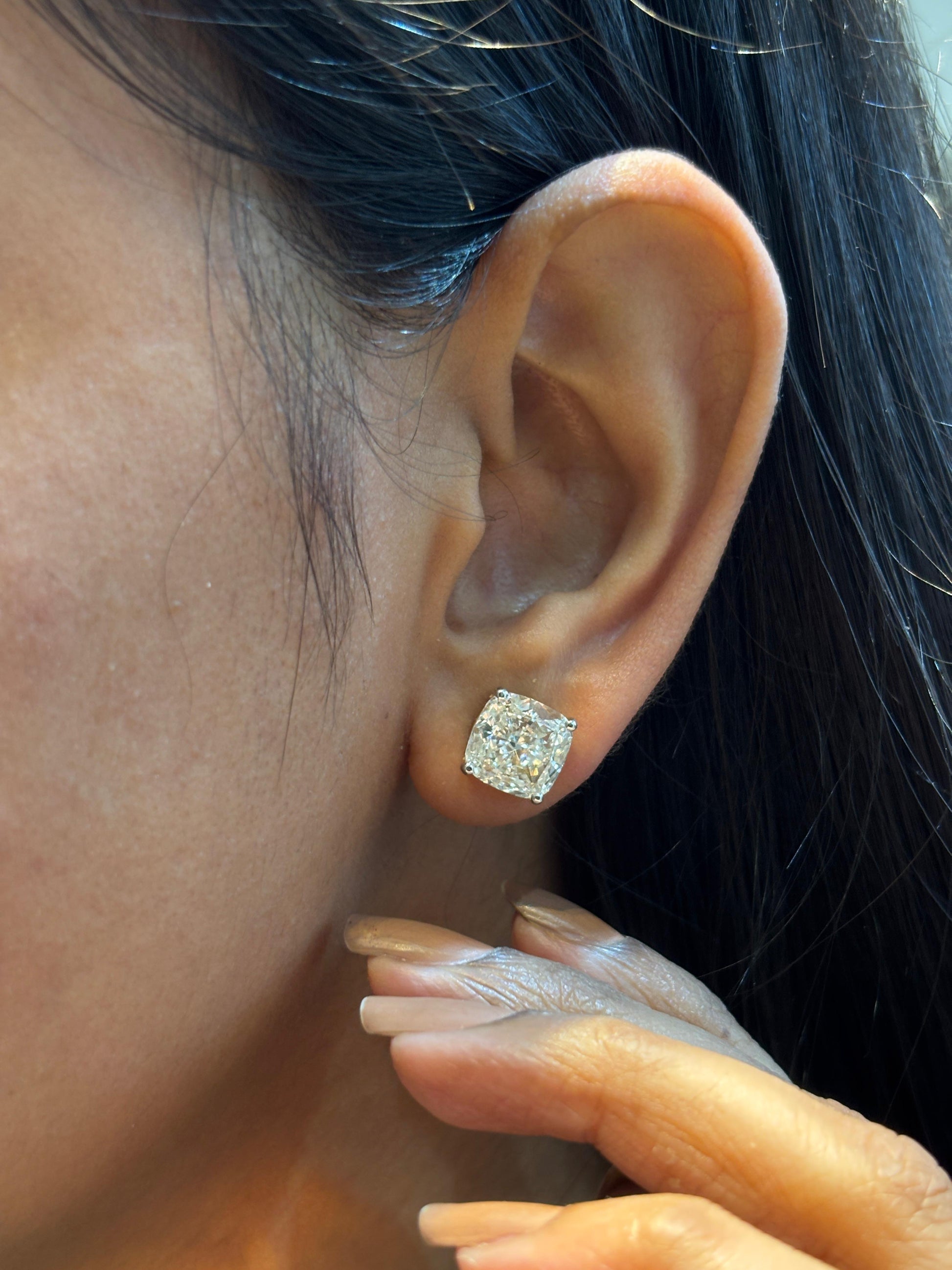 Norielle 4ct Lab Diamond Earring - Timeless Luxury - Fiona Diamonds - Fiona Diamonds