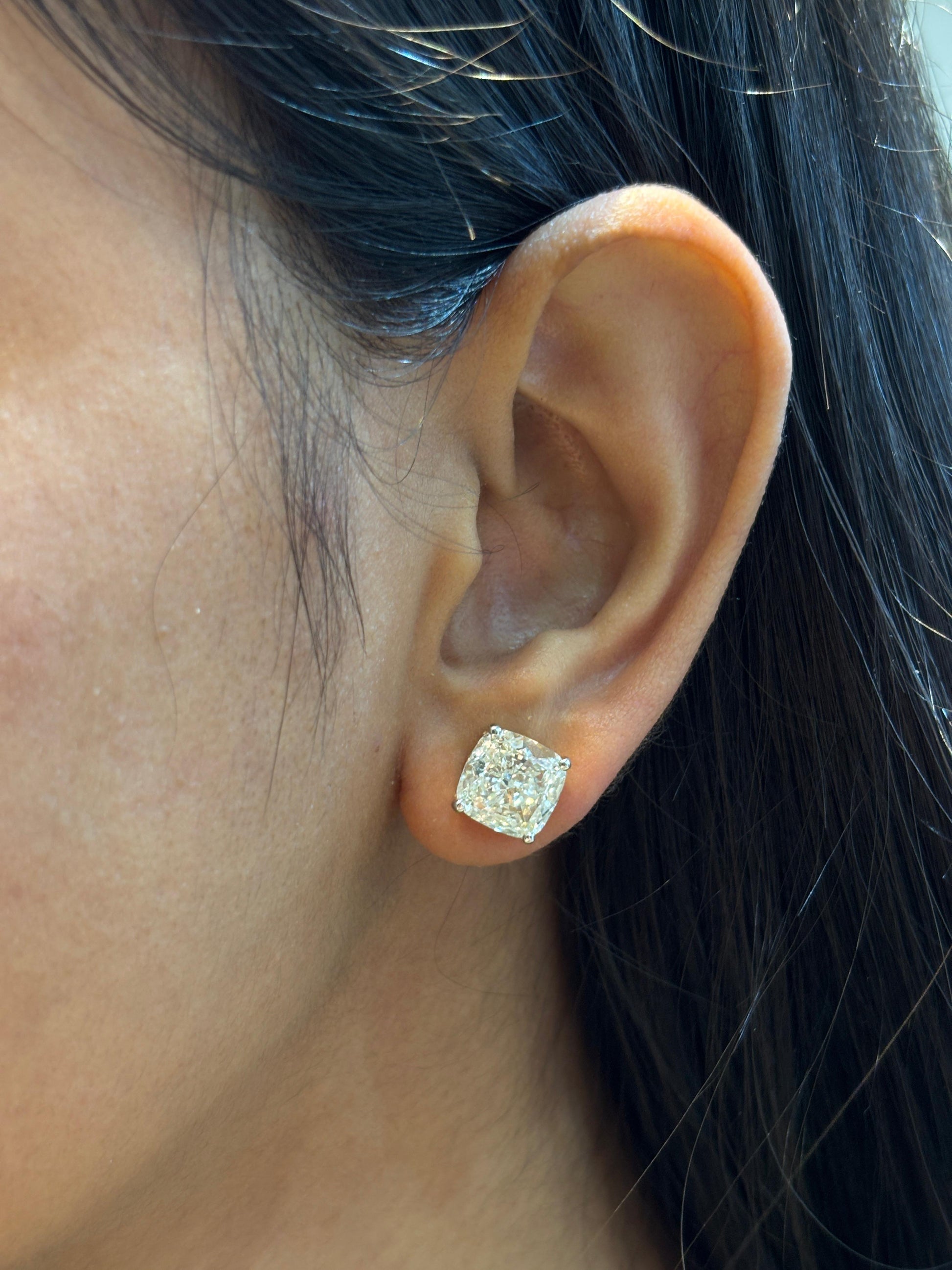 Norielle 4ct Lab Diamond Earring - Timeless Luxury - Fiona Diamonds - Fiona Diamonds