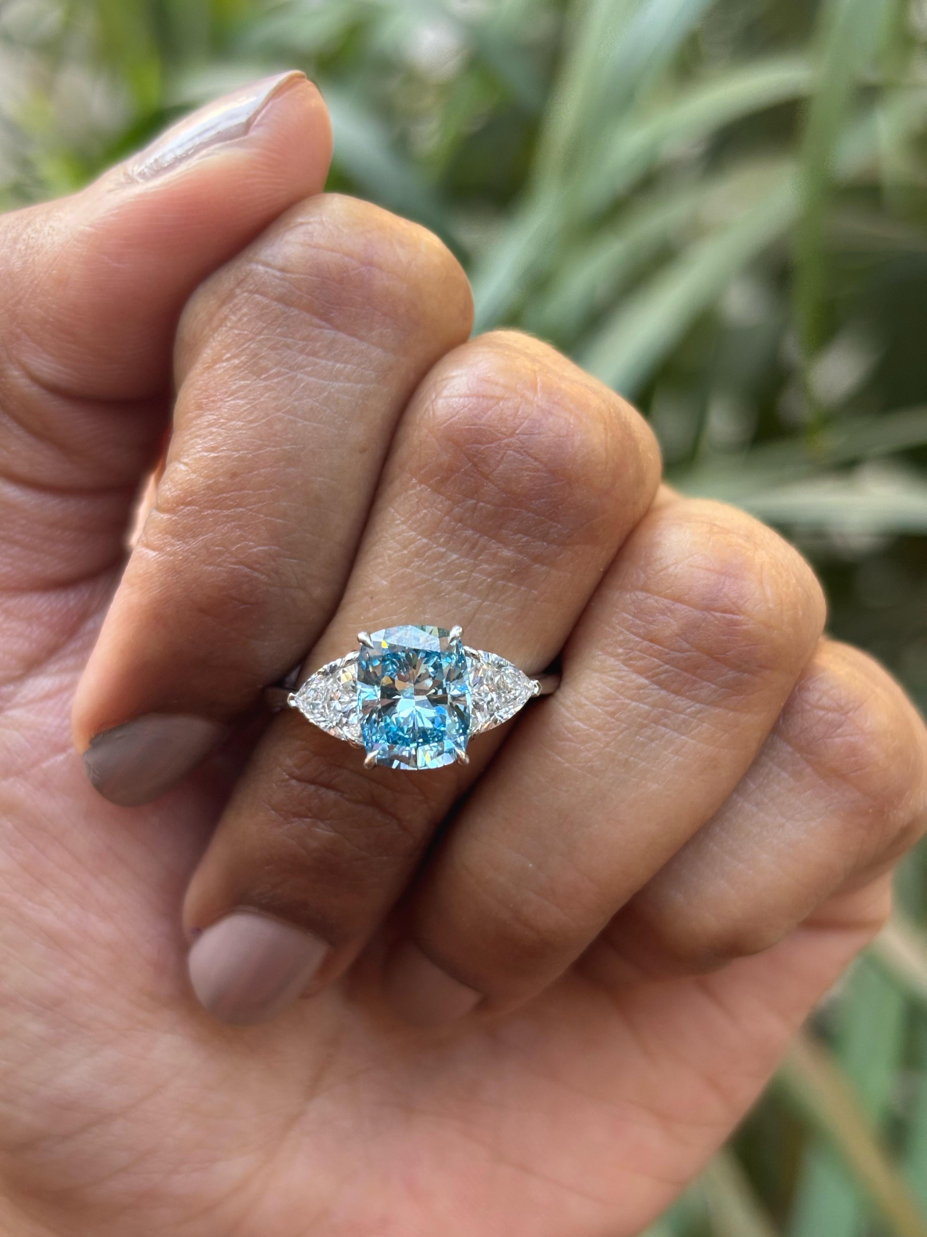 Brienne 2.11ct Lab Grown Diamond Ring – Elegant & Responsible - Fiona Diamonds - Fiona Diamonds