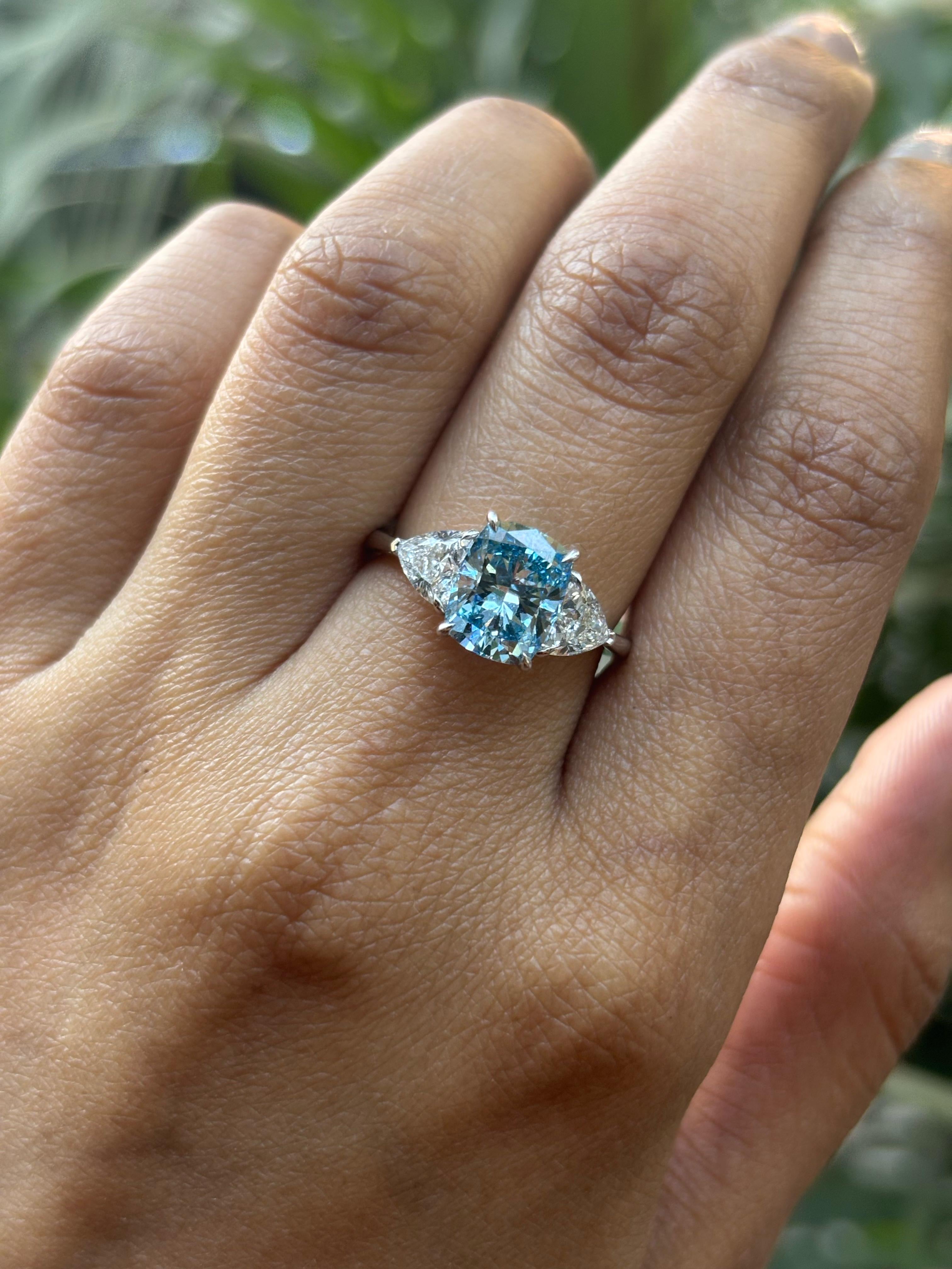 Brienne 2.11ct Lab Grown Diamond Ring – Elegant & Responsible - Fiona Diamonds - Fiona Diamonds