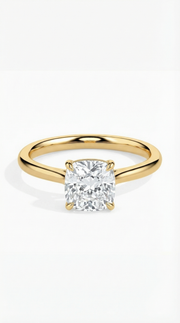 Khushoka Pitara – Cushion Cut Diamond Set - Fiona Diamonds - Fiona Diamonds